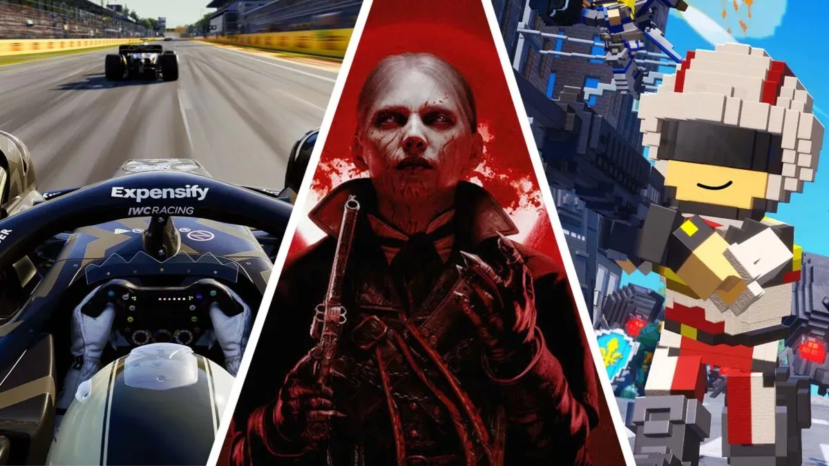 PlayStation Plus October 2026 monthly games lineup featuring F1 25, Hunt Showdown 1896 and Earth Defense Force World Brothers 2