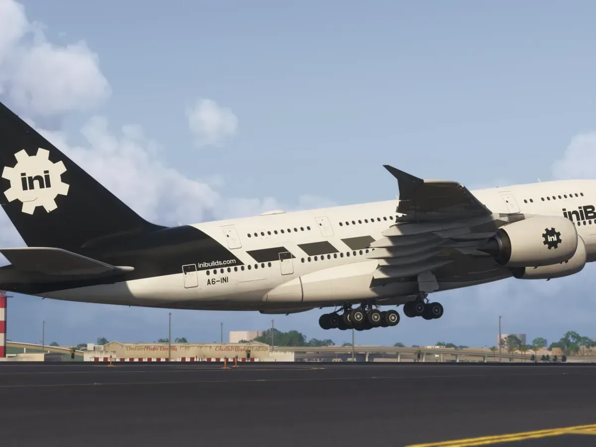 Detailed Airbus A380 flight deck in Microsoft Flight Simulator 2024