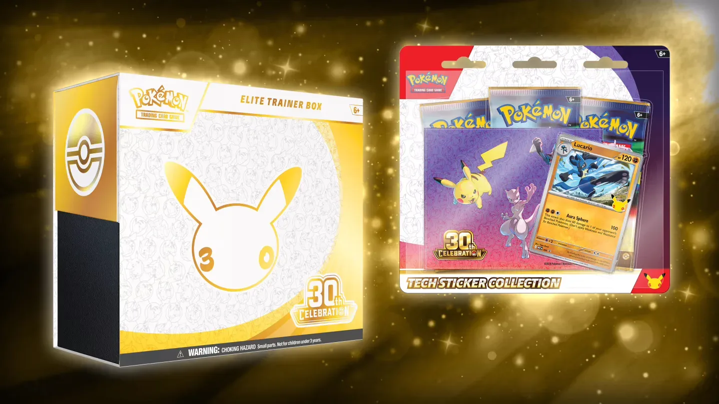 Pokémon TCG 30th Celebration products scheduled for September 16, 2026