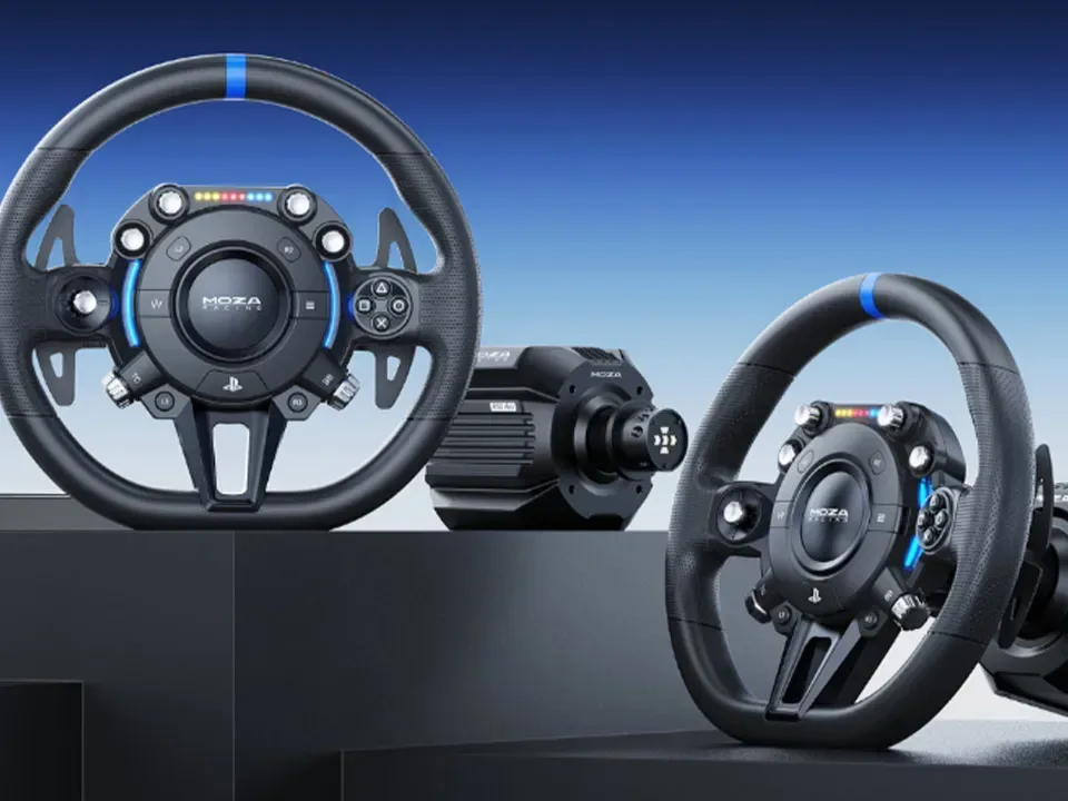 Moza R16S Ultra Direct Drive wheelbase with official PlayStation compatibility