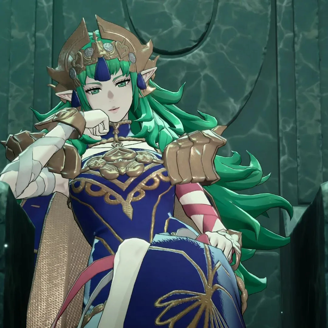 A Fire Emblem: Fortune’s Weave party preparing for a tactical RPG encounter