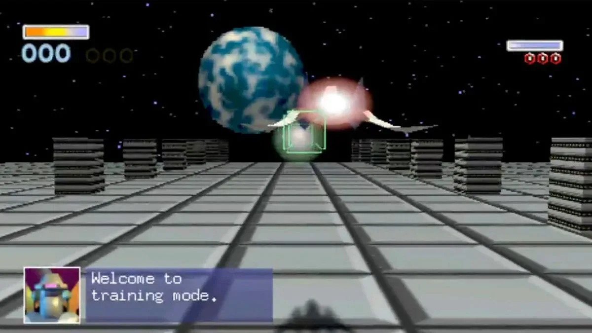 Star Fox 64 fan port running on a Sony PSP with 60FPS rendering