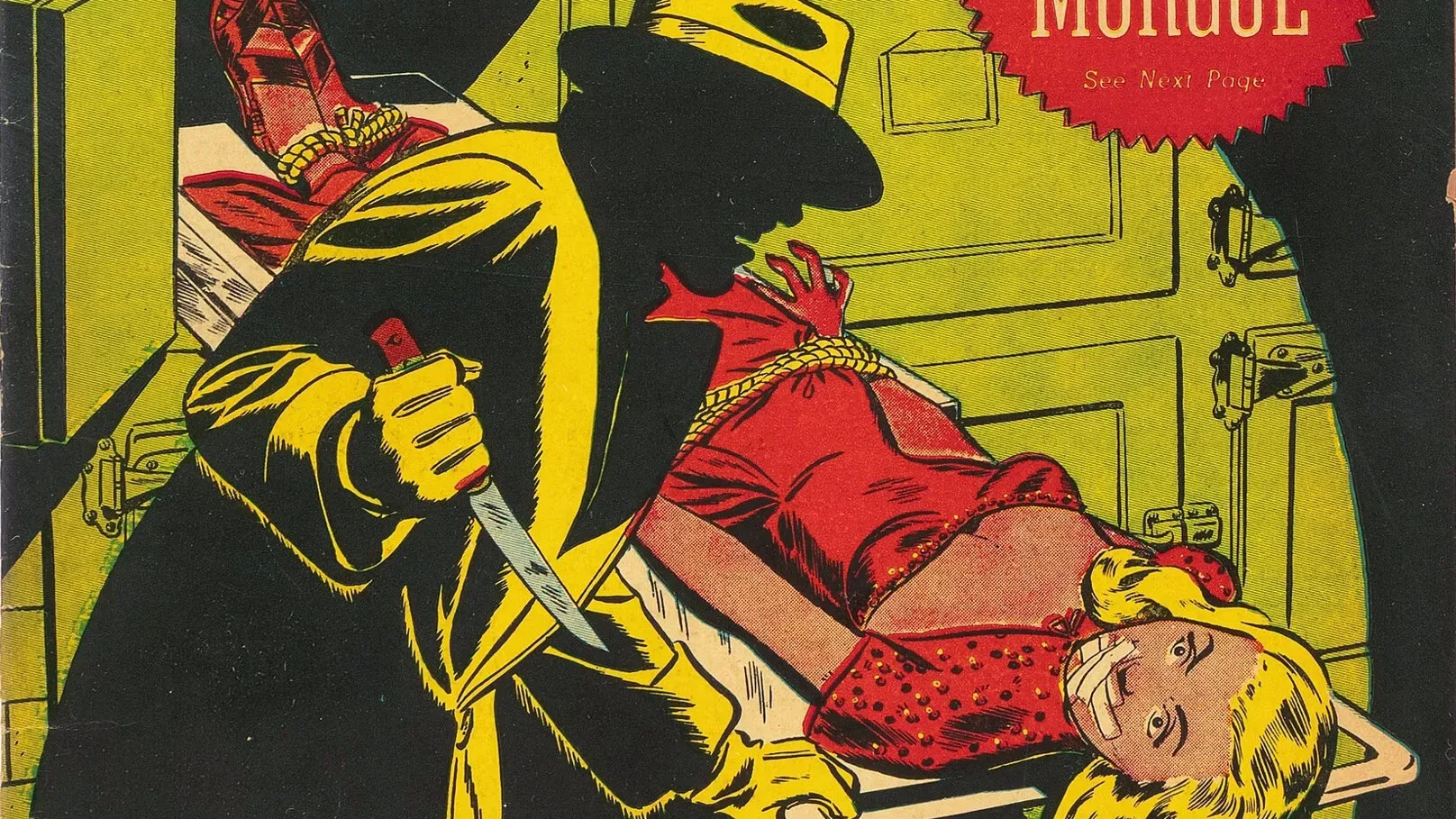 Manhunt #6 from Magazine Enterprises, published in 1948