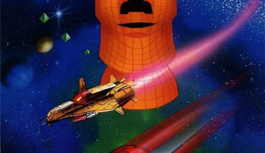 Arkanoid: Revenge of Doh arcade gameplay with the Vaus paddle breaking Space Walls