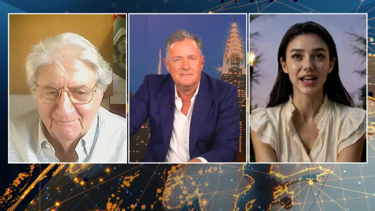 AI performer Tilly Norwood during an interview appearance