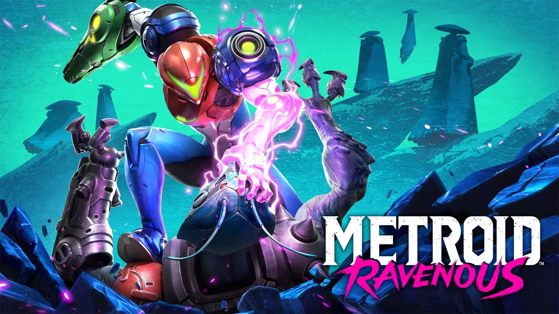 Samus Aran in Metroid Ravenous gameplay on Nintendo Switch 2