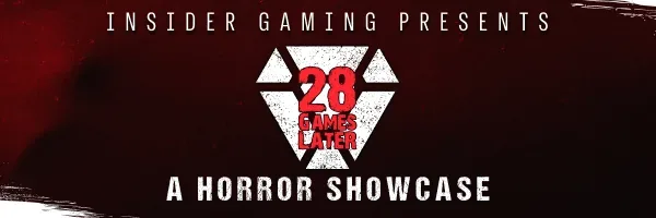 28 Games Later horror game showcase livestream promotional graphic