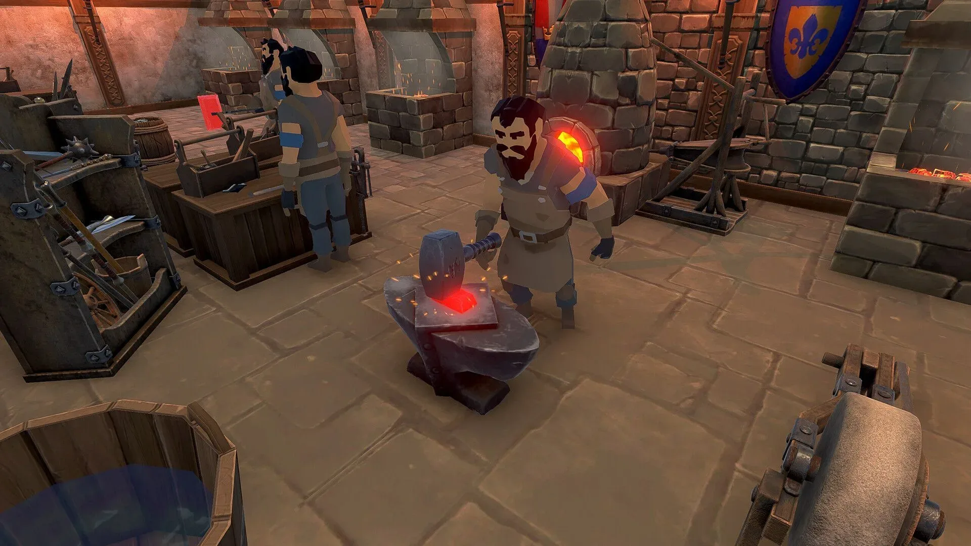 Blacksmith Master medieval workshop management simulation