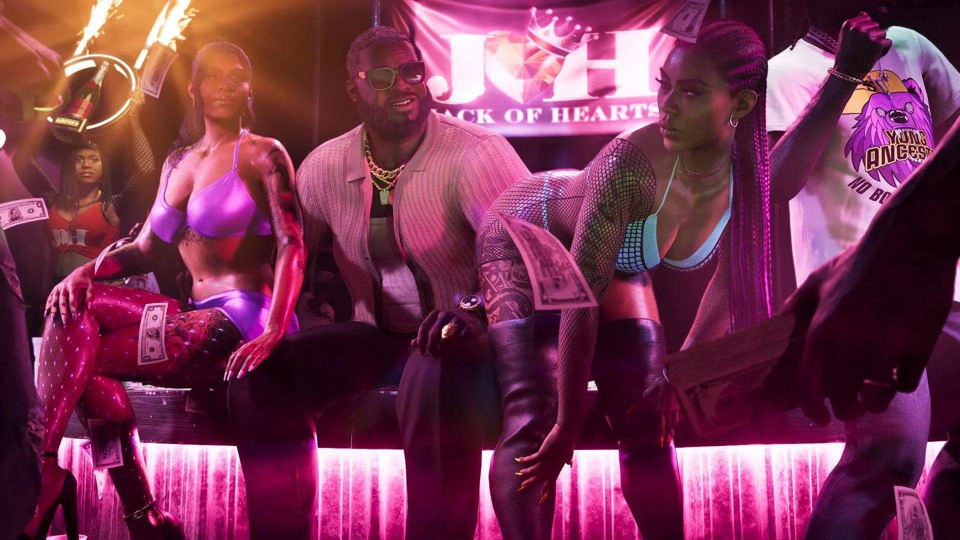 Grand Theft Auto VI artwork representing Leonida’s Florida-inspired setting