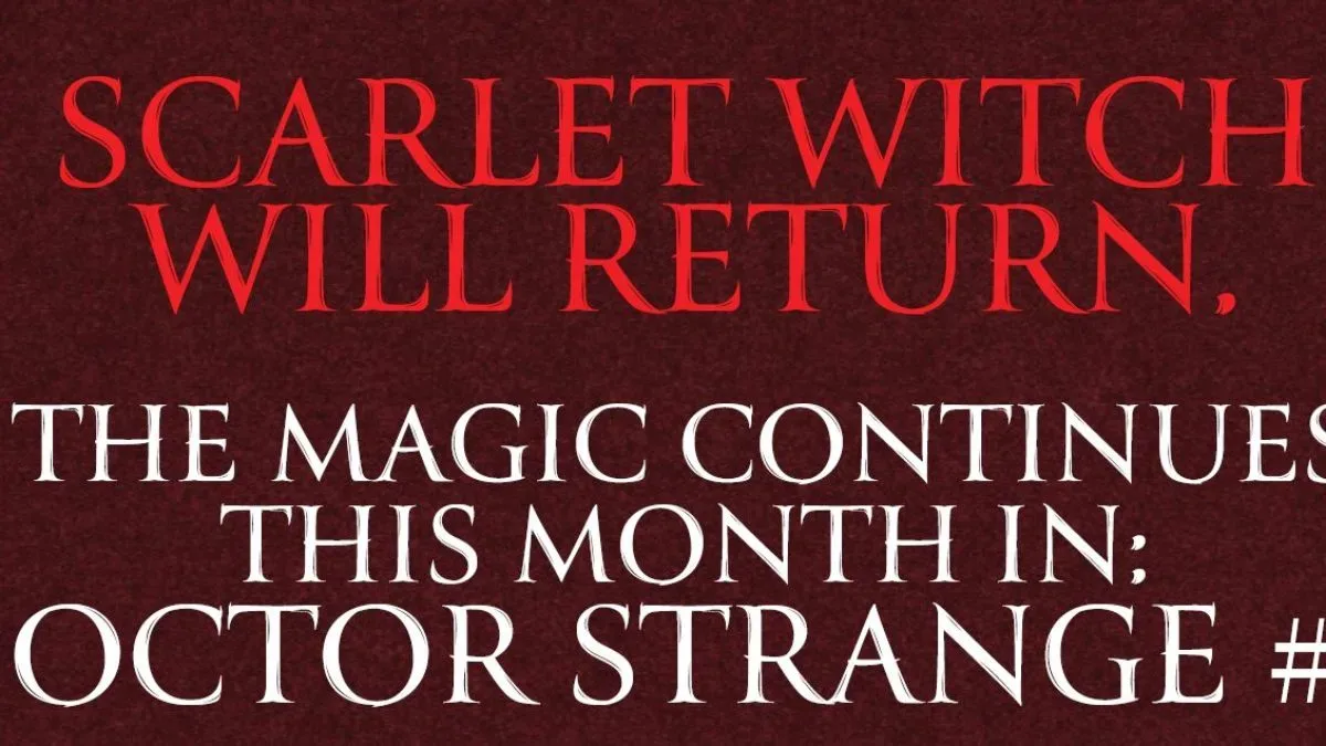Scarlet Witch faces the Extinction King in Sorcerer Supreme #10