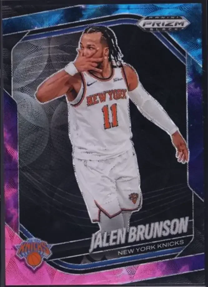 2023-24 Panini Prizm Black Prizm Jalen Brunson one-of-one graded BGS 9.5