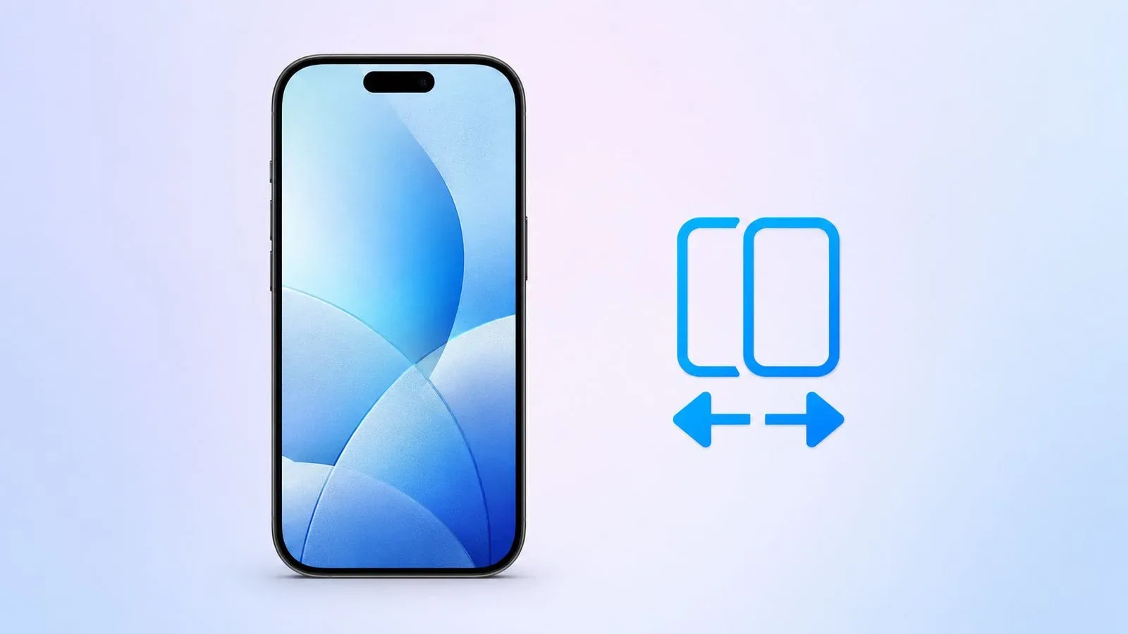 Two iPhones displaying iOS 27 as a phone number moves between devices