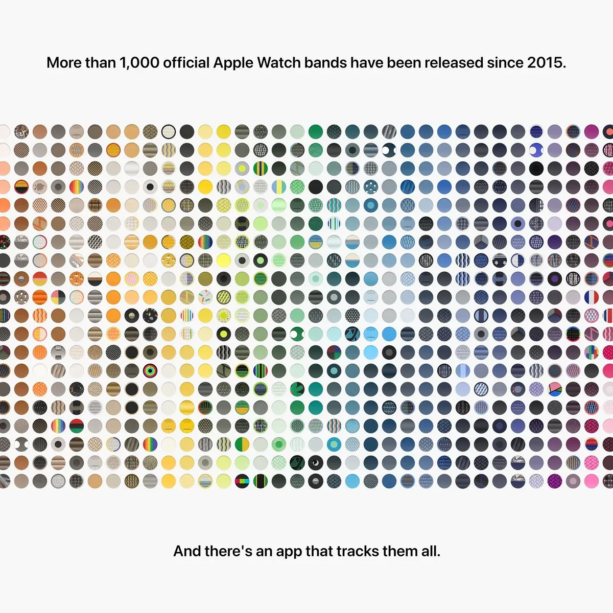 Official Apple Watch Bands Have Passed 1,000 Releases Since the Watch Debuted in 2015