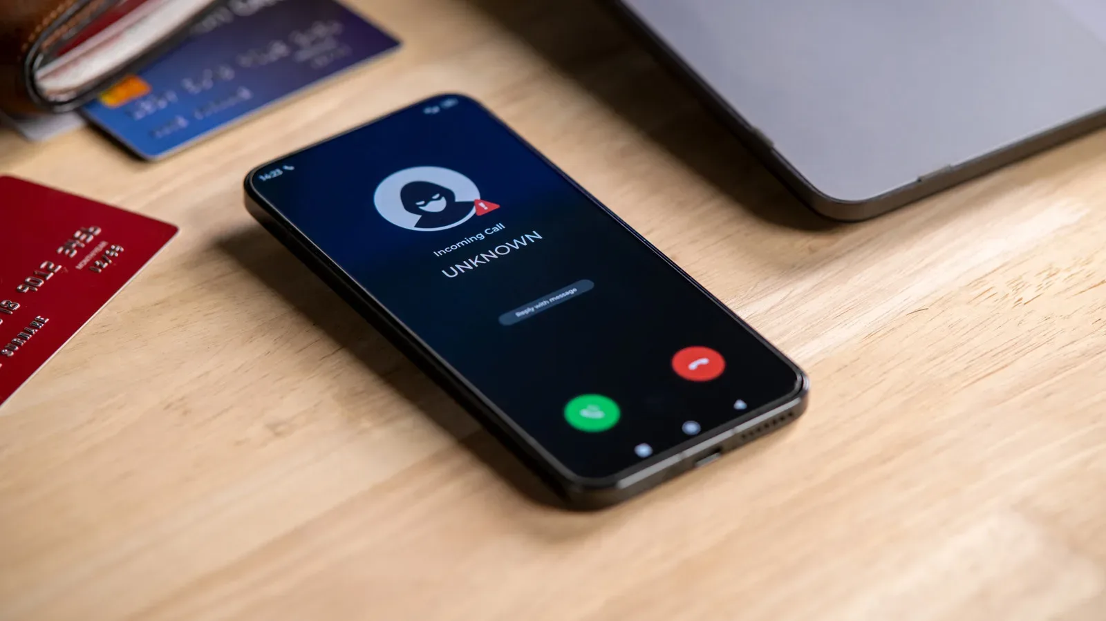 Android phone showing blocked numbers settings