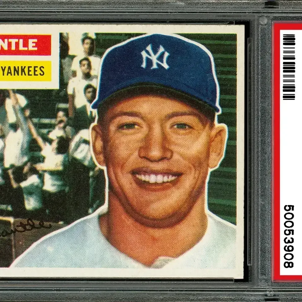White-back and gray-back variations on 1956 Topps Baseball cards