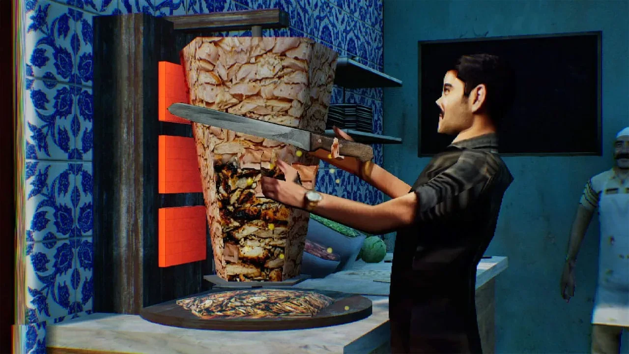 ALATURKA driving gameplay featuring a döner kebab delivery premise