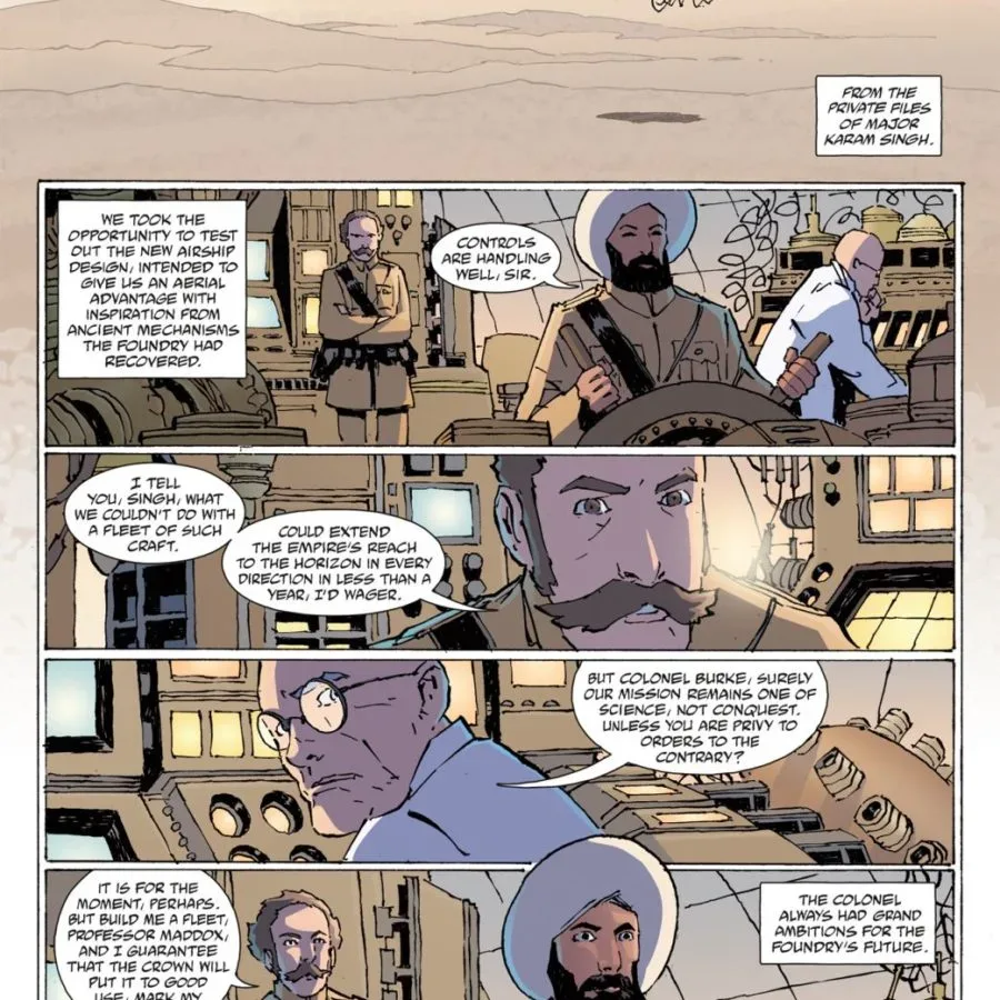 The Foundry #2 Sends Hellboy Universe Investigators Into an Airship Disaster