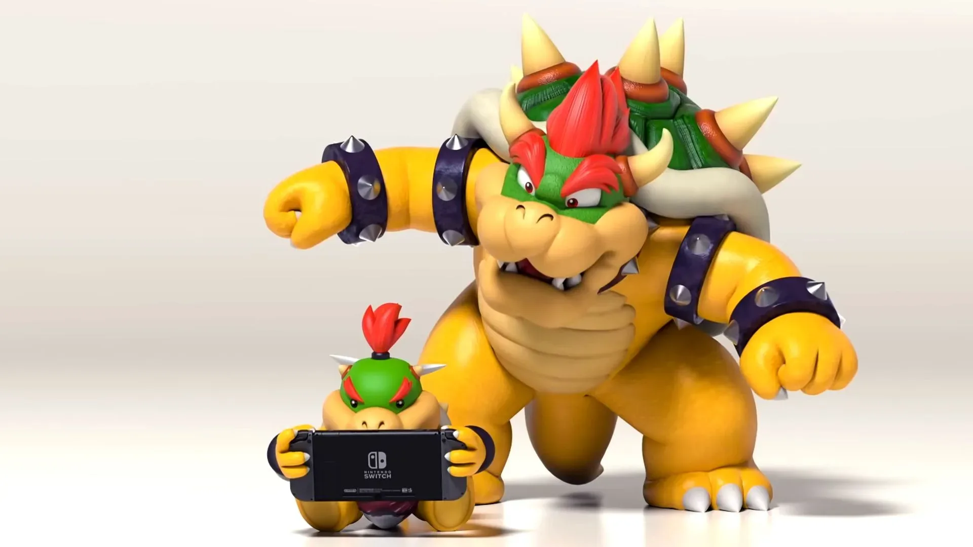 Nintendo Switch console displayed beside a legal document and gavel
