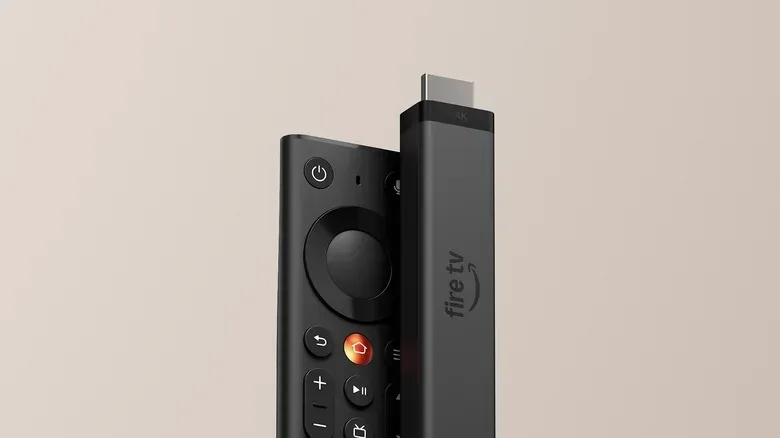 Redesigned Amazon Fire TV Remote with tactile buttons and customizable star button
