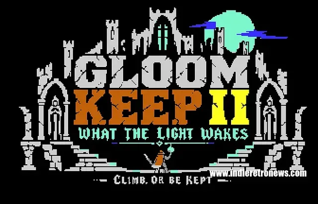 GloomKeep II Commodore 64 dungeon scene with the glowing Idol of Orcus