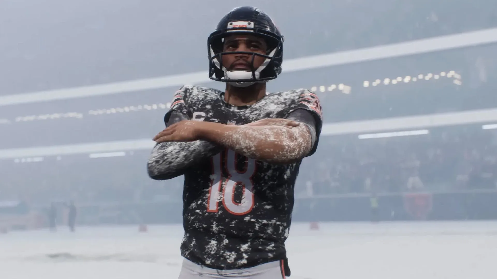Caleb Williams on the Madden NFL 27 cover