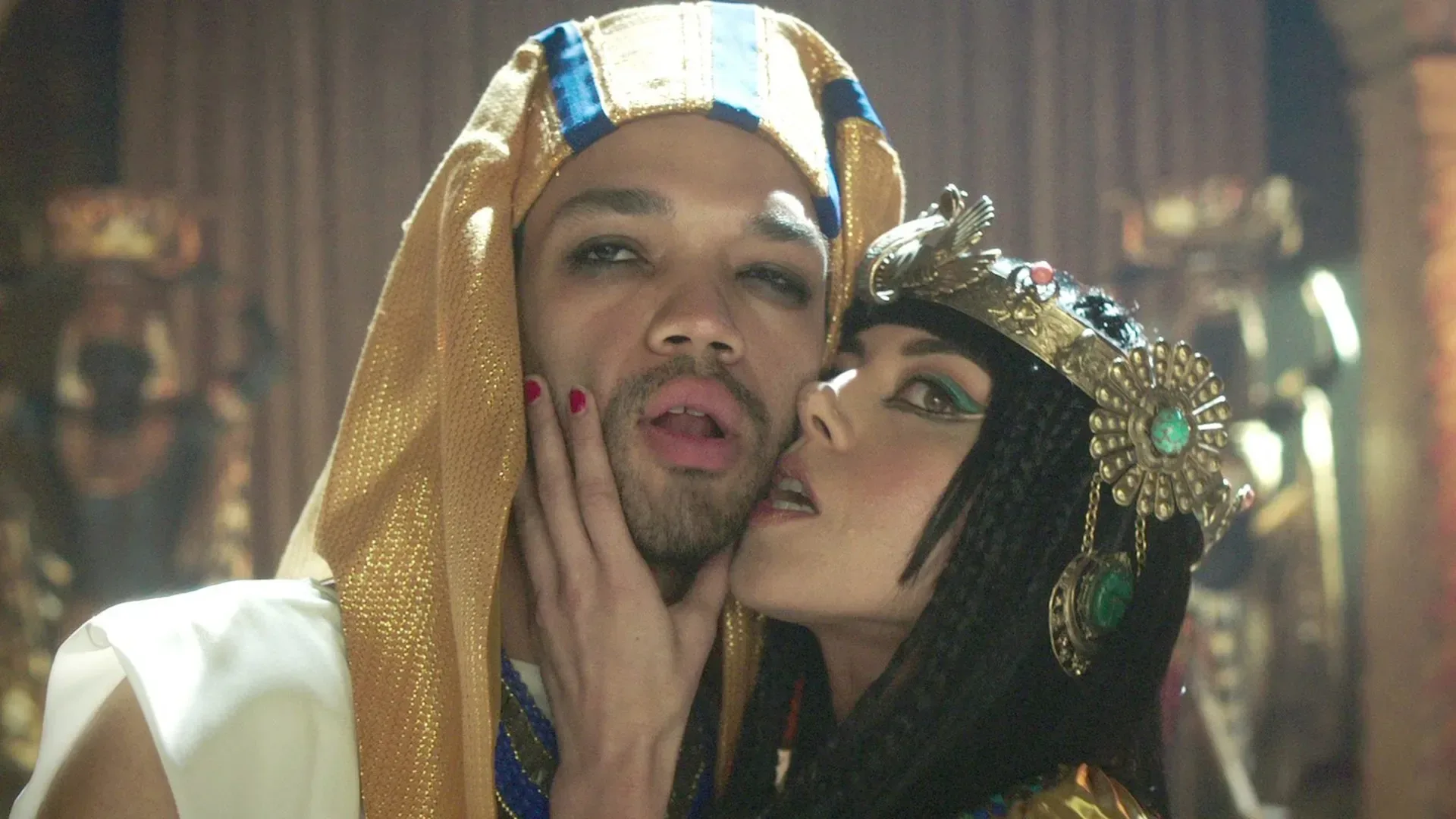 Meghan Trainor as Madonna in a Drunk History reenactment