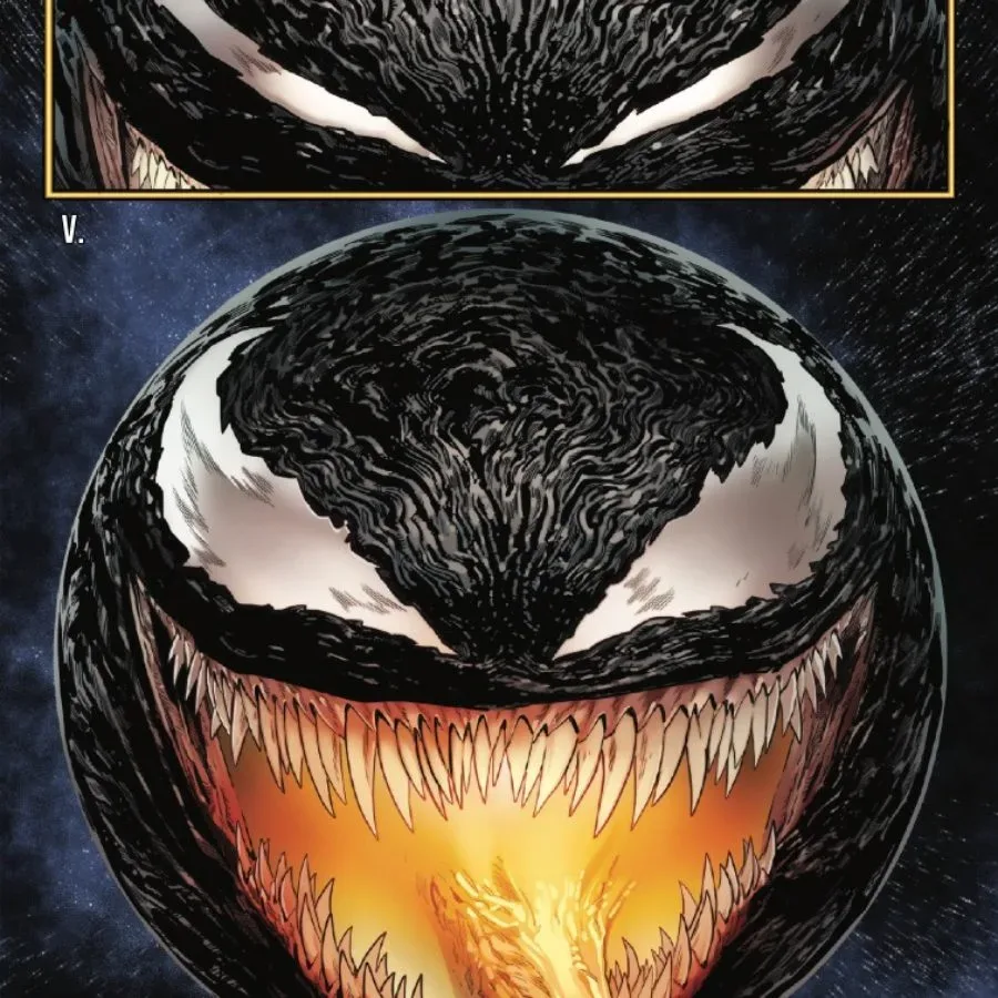 Mary Jane Watson, Dylan Brock and Reed Richards in Venom’s crystalline mindscape