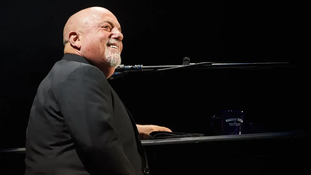 Billy Joel speaking during a fan call-in appearance
