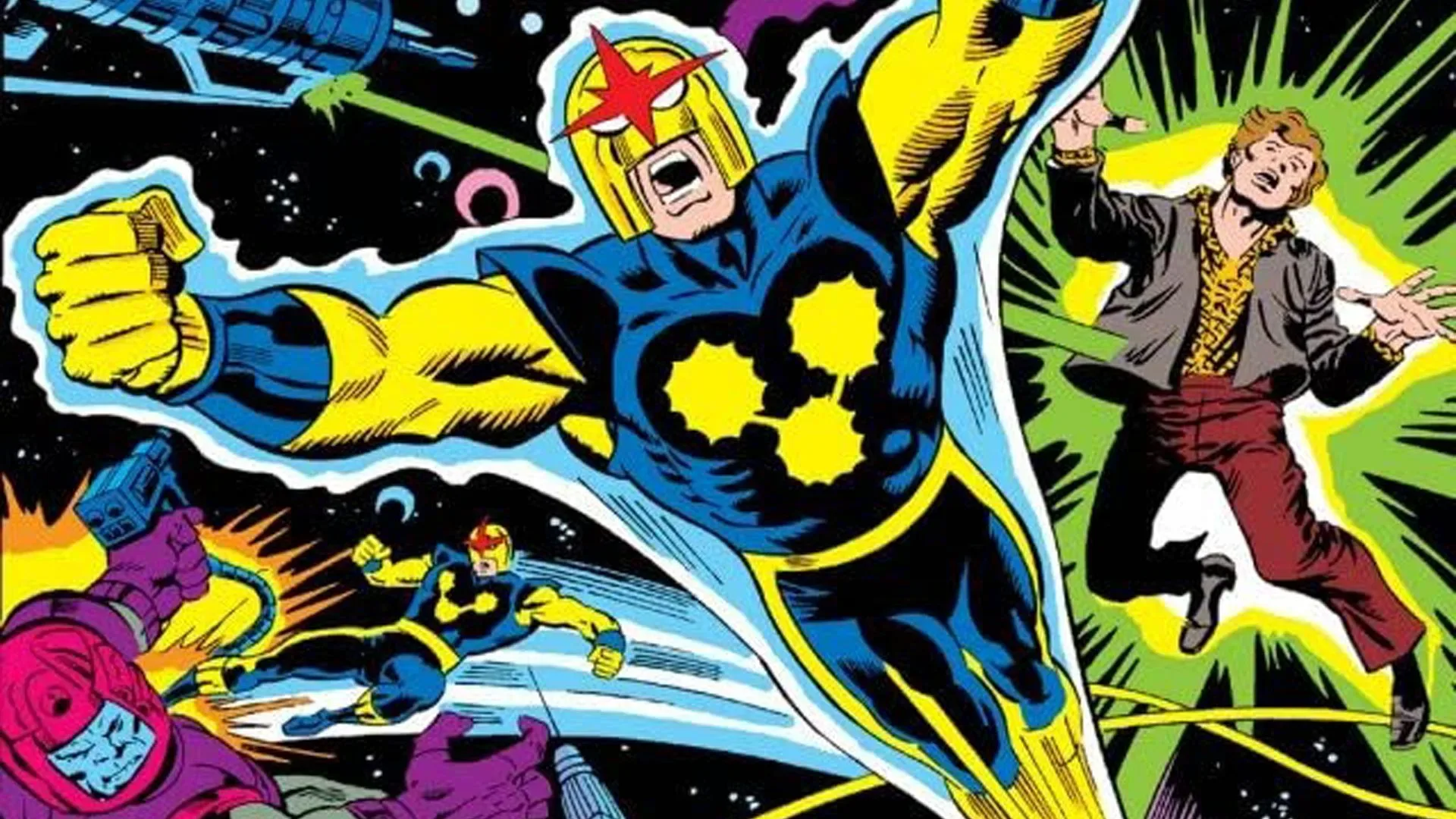 Richard Rider’s Nova helmet representing the legacy of Xandar’s Nova Corps