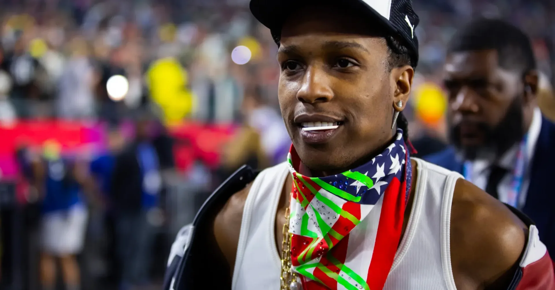 A$AP Rocky performs onstage during his Don’t Be Dumb tour