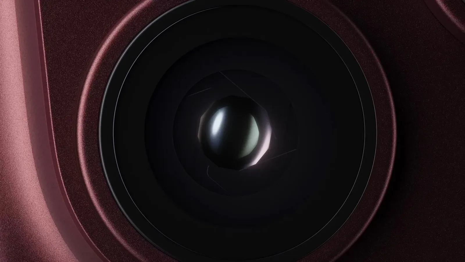 iPhone 18 Pro camera interface showing variable aperture control