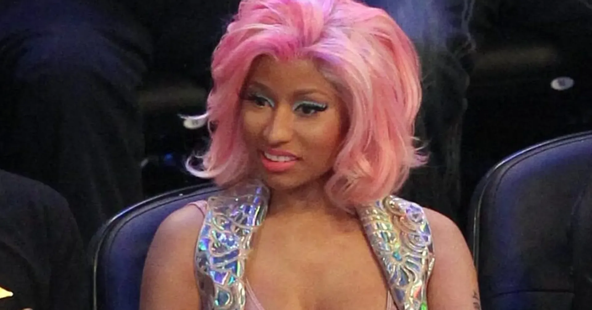 Nicki Minaj performing during a promotional appearance
