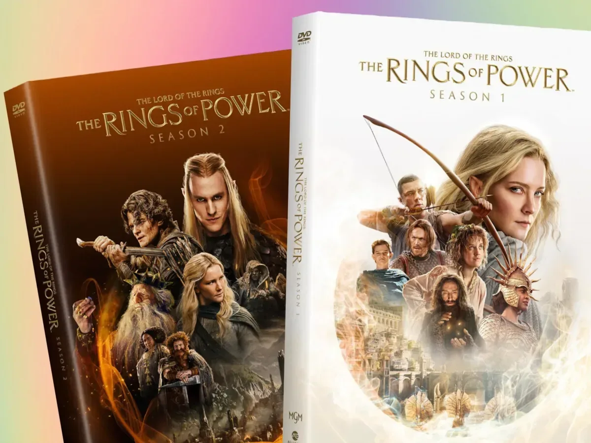 The Rings of Power Season 2 limited-edition 4K steelbook in a black slipcase featuring Sauron
