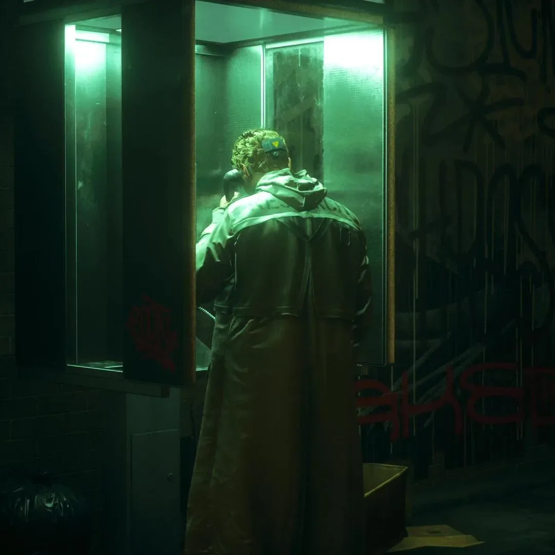 Taxi puzzle street with several cabs and lighting clues