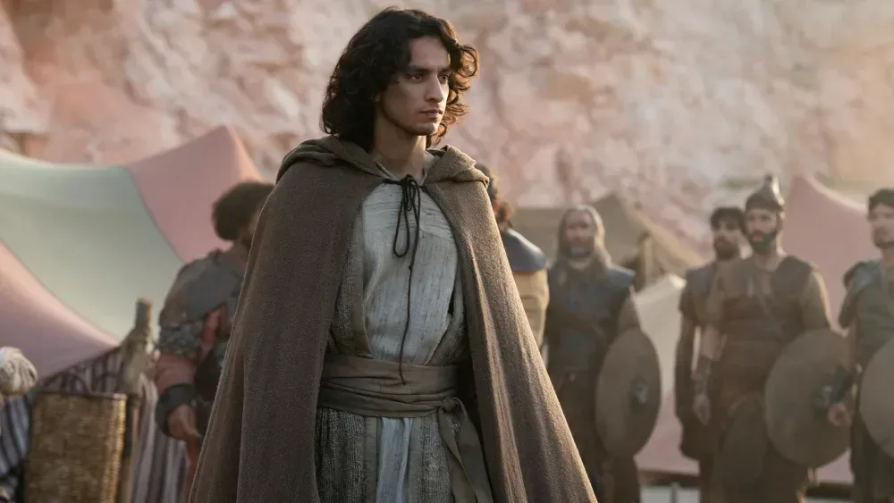 Ali Suliman as King Saul and Ayelet Zurer as Queen Ahinoam in House of David