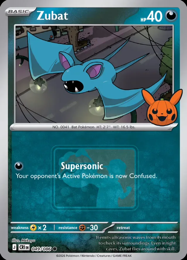 Pokéween promo cards and sticker sheet at a Play! Pokémon Store event