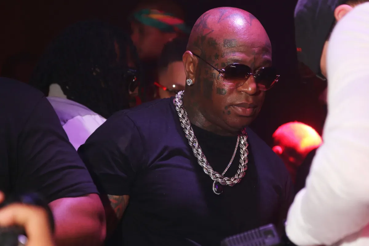 Birdman and Master P performing during the Cash Money and No Limit Tour