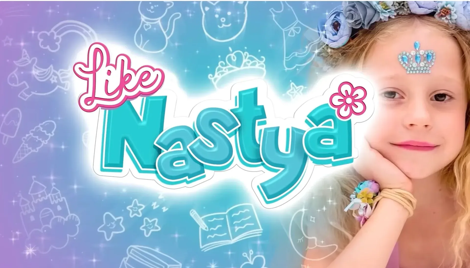 Like Nastya and Disney logos representing the new content development deal