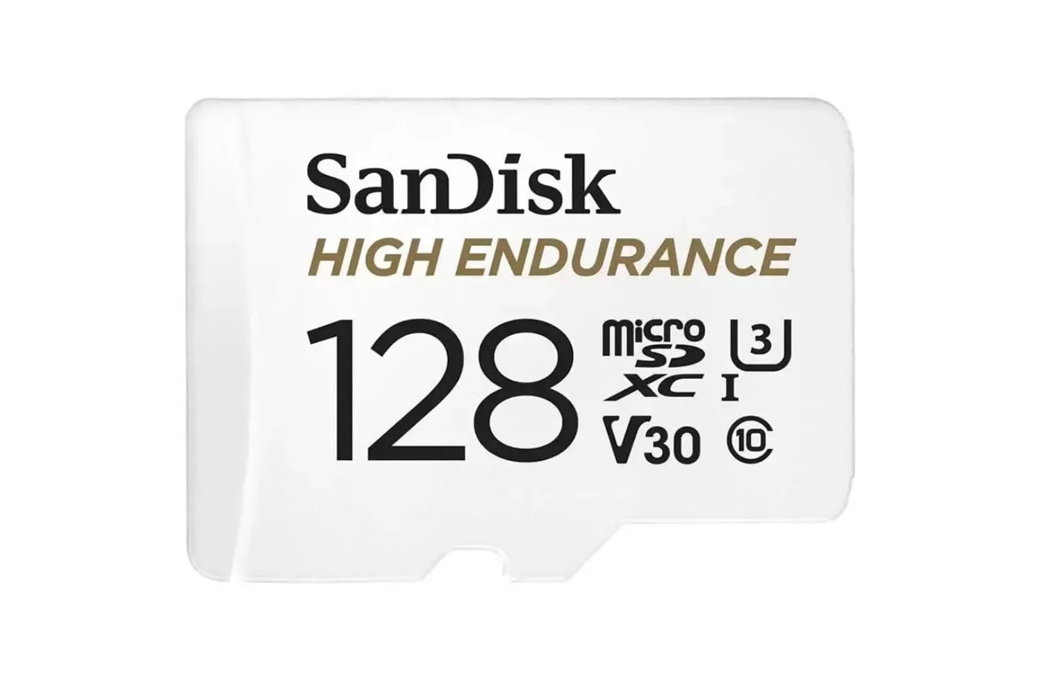 SanDisk 128GB High Endurance microSDXC card with included SD adapter