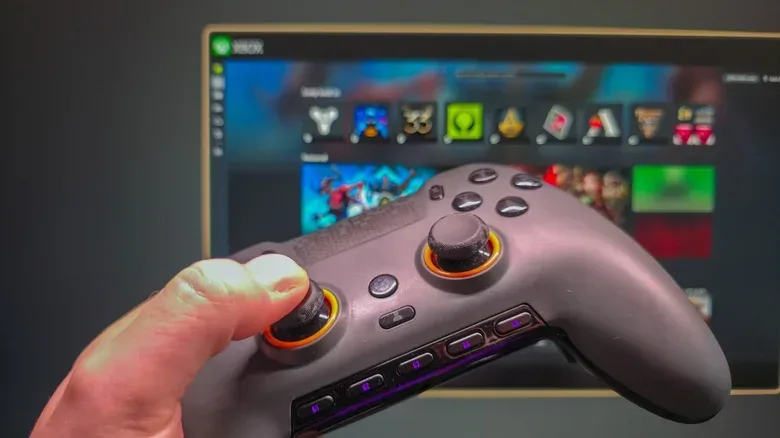 Controller-friendly Xbox mode interface on a Windows PC