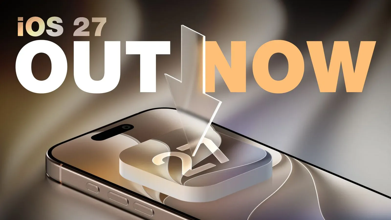 iPhone displaying the iOS 27 Software Update screen