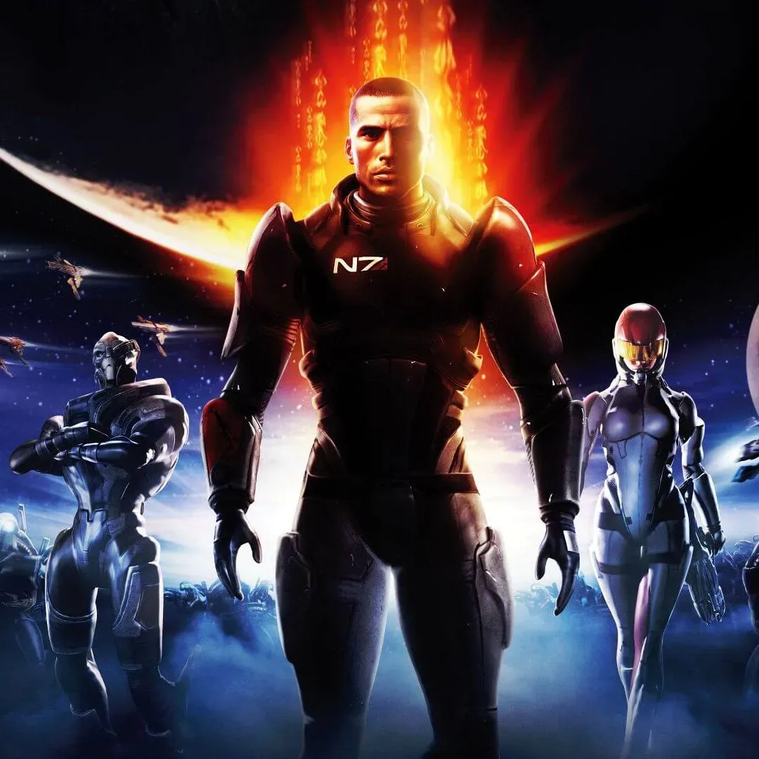 Xbox 360 console representing the original Mass Effect’s launch platform