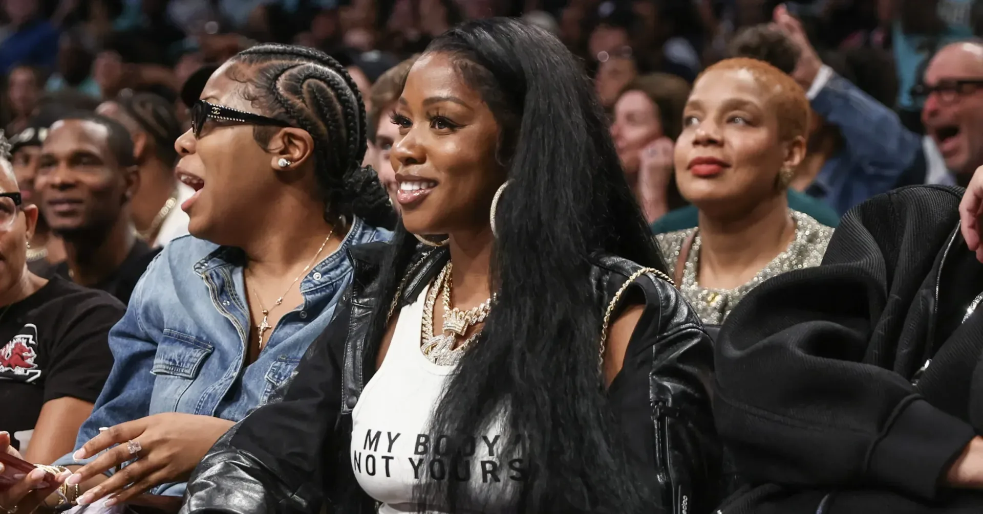 Remy Ma performs during a live hip-hop show
