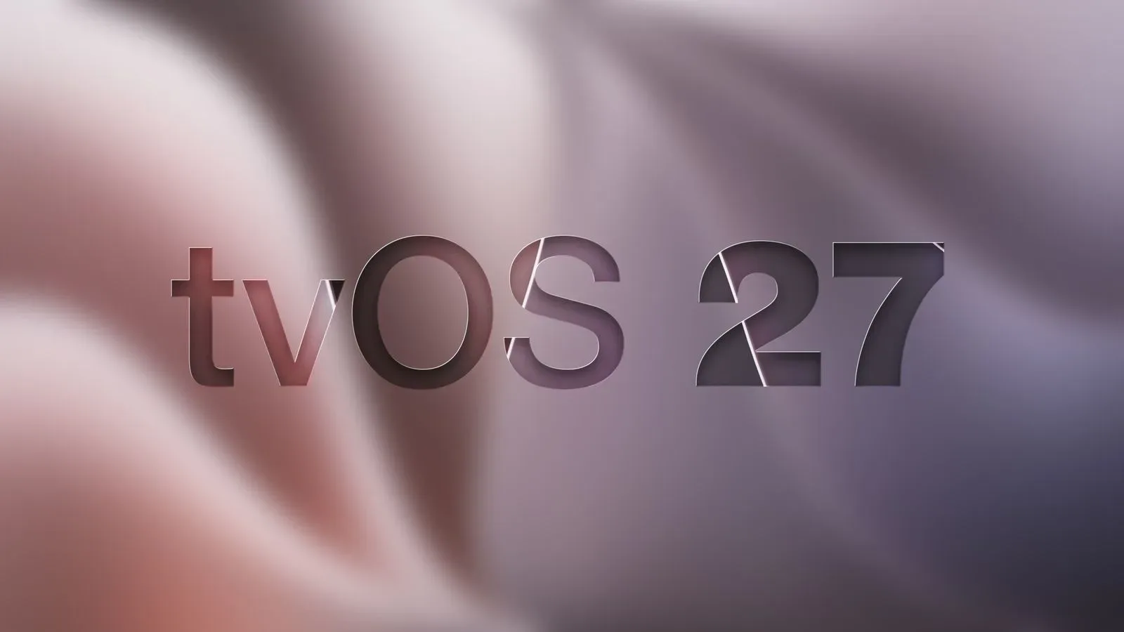Apple TV 4K displaying the tvOS Settings software update menu