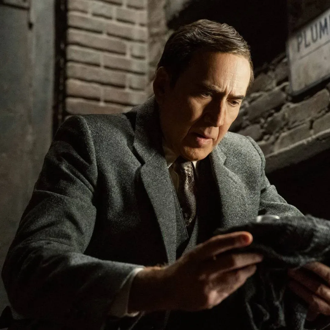 Black-and-white noir city imagery representing Spider-Noir on Prime Video