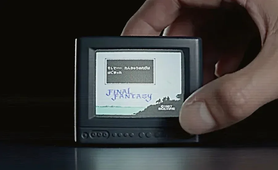 Six Final Fantasy Mini Melody TV collectibles styled like tiny CRT televisions