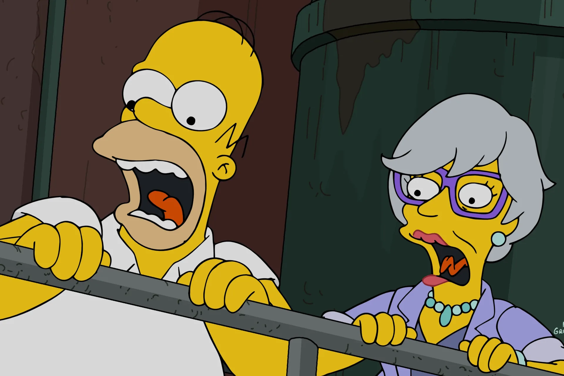 Emma Thompson as Constance Clavinger in The Simpsons Season 38 premiere “The Children’s Book Job”