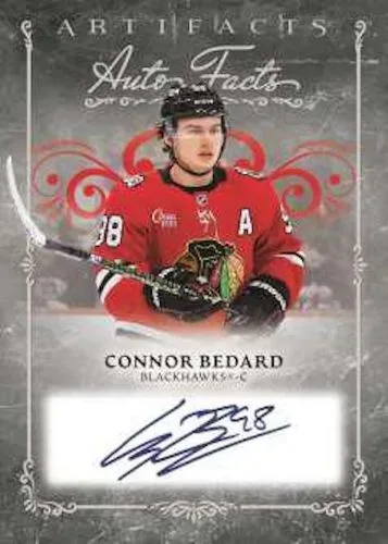 2026-27 Upper Deck Artifacts Hockey cards with numbered parallels and Aurum bounty inserts