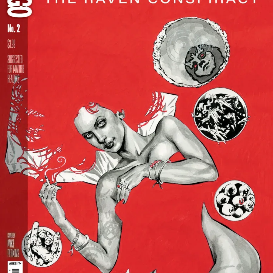 Jeff Dekal variant cover for Black Tower: The Raven Conspiracy #2
