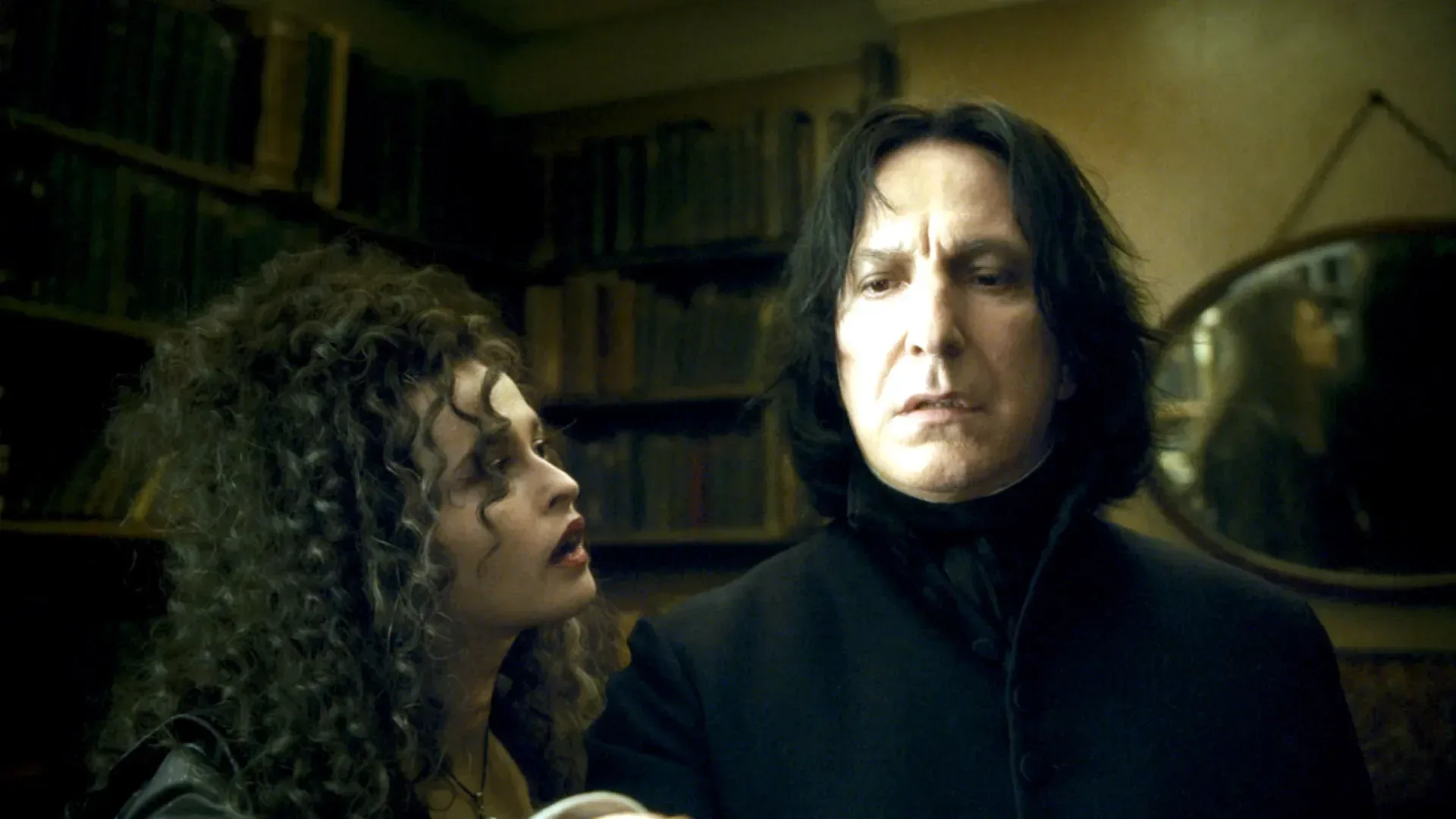 Alan Rickman as Severus Snape in the Harry Potter film series